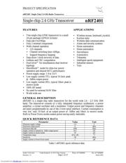 NRF2401 datasheet.datasheet_page 1