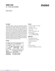 AMMC-5040-W10 datasheet.datasheet_page 1