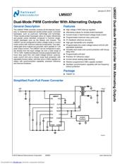 LM5037EVAL/NOPB datasheet.datasheet_page 1