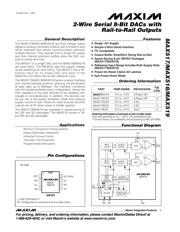 MAX517BCPA+ Datenblatt PDF