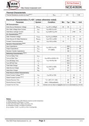 NCE4060K datasheet.datasheet_page 2