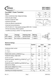 SPA11N80C3 Datenblatt PDF