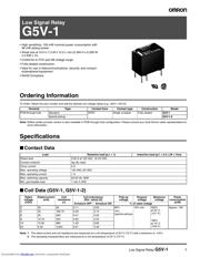 G5V-1 数据规格书 1