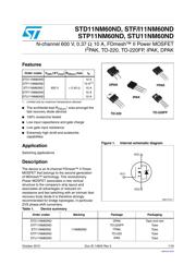 STD11NM60ND datasheet.datasheet_page 1