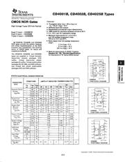 CD4002BE 数据手册