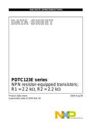 PDTC123EU 数据规格书 1