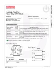 74AC02MTCX datasheet.datasheet_page 1