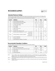 IR2153STRPBF 数据规格书 2