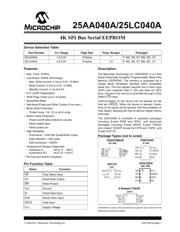 25C040/SN Datenblatt PDF