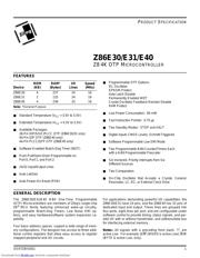 Z86E3016VSC datasheet.datasheet_page 1