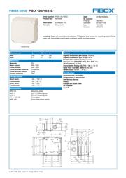 PCM 125/100 G 数据规格书 1