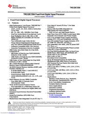 TMS320C5504AZCH10 datasheet.datasheet_page 1