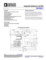ADF4360-2BCP datasheet.datasheet_page 1