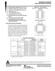 SN74HC393DBR 数据规格书 1