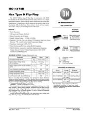 MC14174BDR2G Datenblatt PDF