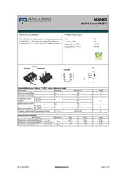AO6405 datasheet.datasheet_page 1