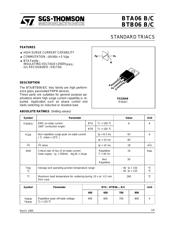 BTA06-400B datasheet.datasheet_page 1