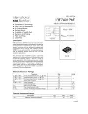 IRF7401 Datenblatt PDF