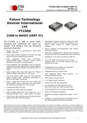 FT230X datasheet.datasheet_page 1