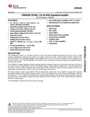 LMH6619QMAK/NOPB datasheet.datasheet_page 1