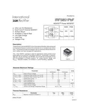 IRF5851TRPBF 数据规格书 1