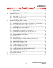 W9864G6KH-6I datasheet.datasheet_page 2