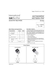 42CTQ030STRLPBF Datenblatt PDF