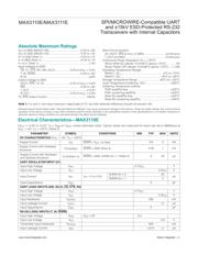 MAX3110ECNI+G36 datasheet.datasheet_page 2