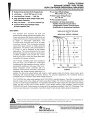 TLV2254 datasheet.datasheet_page 1