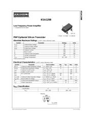 KSA1298YMTF datasheet.datasheet_page 1