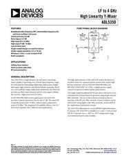 ADL5350ACPZ-R7 数据规格书 1