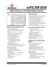 DSPIC30F2010-20I/SOG datasheet.datasheet_page 3