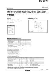 UMX21NTR 数据规格书 1