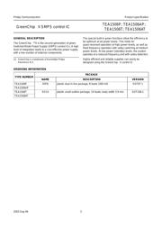 TEA1506P datasheet.datasheet_page 3