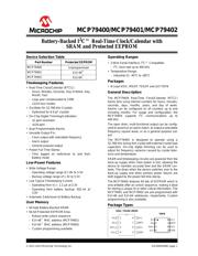 MCP79400T-I/MNY 数据规格书 1