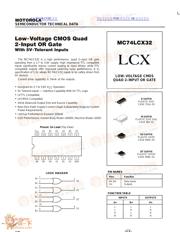 MC74LCX32 数据规格书 1