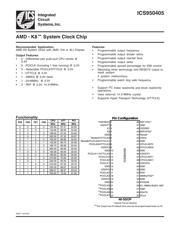ICS950405AFLF-T datasheet.datasheet_page 1