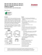 HCNW2201 datasheet.datasheet_page 1