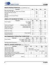 CS4299 datasheet.datasheet_page 6