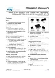 STM8S903K3T6C Datenblatt PDF