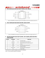 W25Q40BWZPIG 数据规格书 6