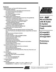 ATMEGA88-20AUR 数据规格书 1