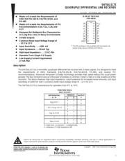 SN75ALS173 数据规格书 1