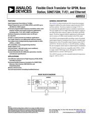 AD9553 datasheet.datasheet_page 1