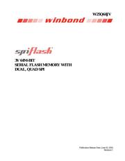 W25Q64JVSSIQ TR datasheet.datasheet_page 1