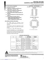 SN74LV86ANSR 数据规格书 1