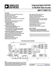 ADV7177KS-REEL datasheet.datasheet_page 1