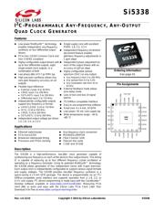 SI5338A-B-GM Datenblatt PDF