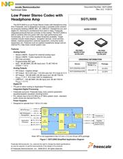SGTL5000XNLA3R2 Datenblatt PDF
