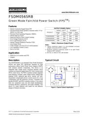 FSDM0565RBIWDTU datasheet.datasheet_page 1